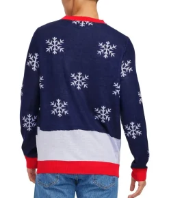 Tipsy Elves Men's Winter Whale Tail Ugly Christmas Sweater Discount