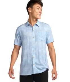 Tipsy Elves Men's Wishbone Thinking Button Down Shirt Best