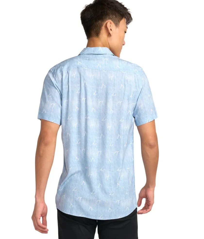 Tipsy Elves Men's Wishbone Thinking Button Down Shirt Best