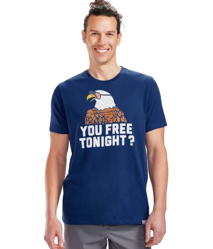 Tipsy Elves Men's You Free Tonight? Tee Outlet
