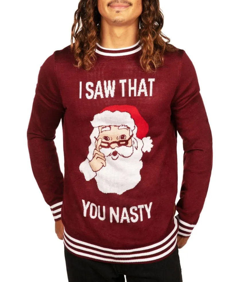 Tipsy Elves Men's You Nasty Ugly Christmas Sweater Online