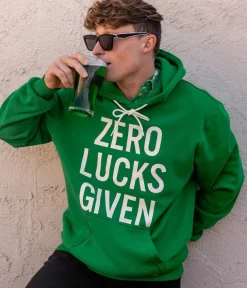 Tipsy Elves Men's Zero Lucks Given Hoodie