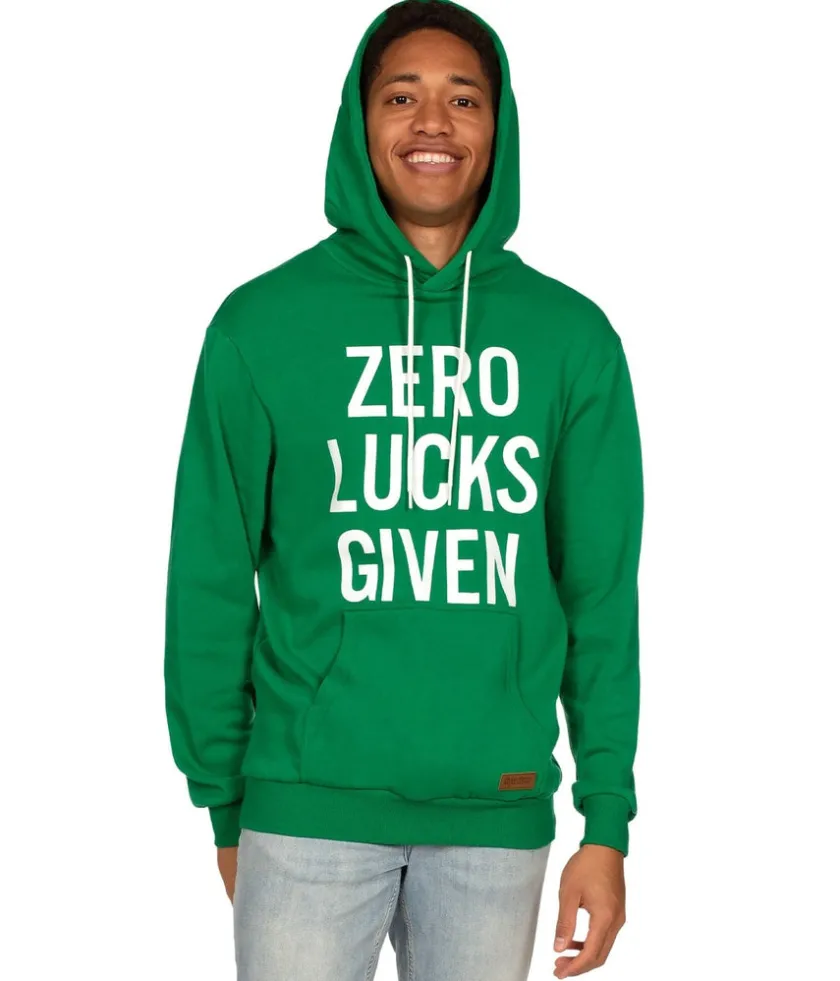 Tipsy Elves Men's Zero Lucks Given Hoodie