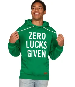 Tipsy Elves Men's Zero Lucks Given Hoodie