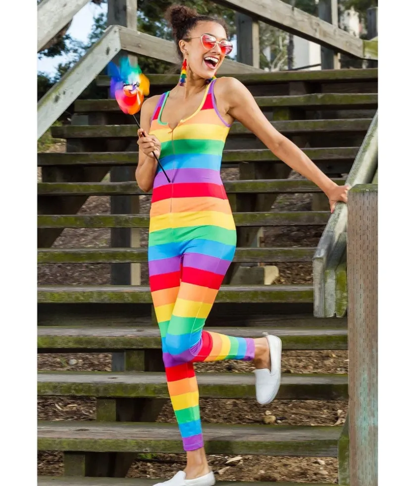 Tipsy Elves Rainbow Bodysuit Online