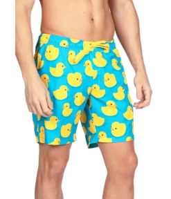 Tipsy Elves Rubber Ducky Stretch Swim Trunks - 7.5