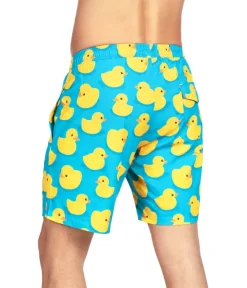 Tipsy Elves Rubber Ducky Stretch Swim Trunks - 7.5