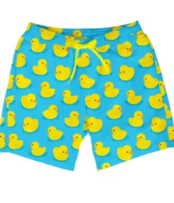 Tipsy Elves Rubber Ducky Stretch Swim Trunks - 7.5