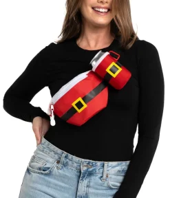 Tipsy Elves Santa Claus Fanny Pack with Drink Holder Sale