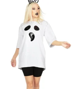 Tipsy Elves Sequined Ghost Costume Dress Online