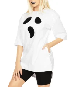 Tipsy Elves Sequined Ghost Costume Dress Online