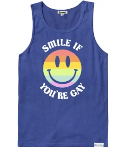 Tipsy Elves Smile If You're Gay Tank Top Clearance