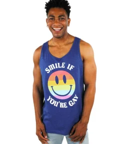 Tipsy Elves Smile If You're Gay Tank Top Clearance
