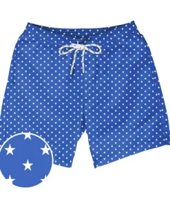 Tipsy Elves Star Spangled Stretch Swim Trunks - 7.5" Inseam