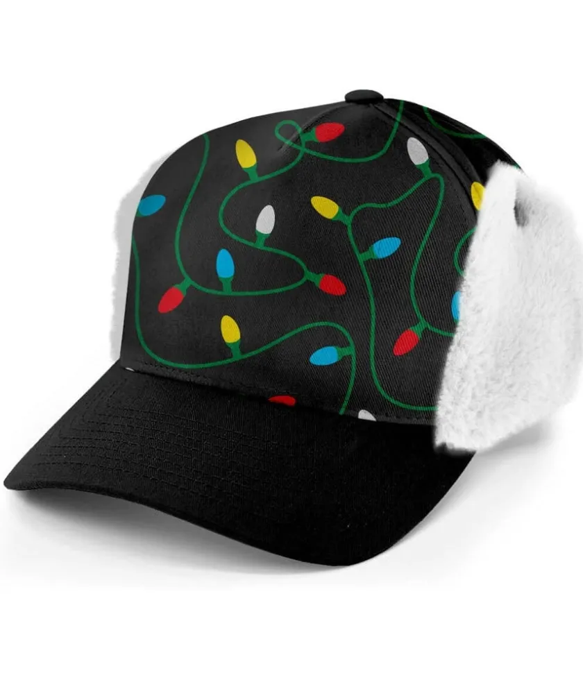 Tipsy Elves String of Christmas Lights Hat