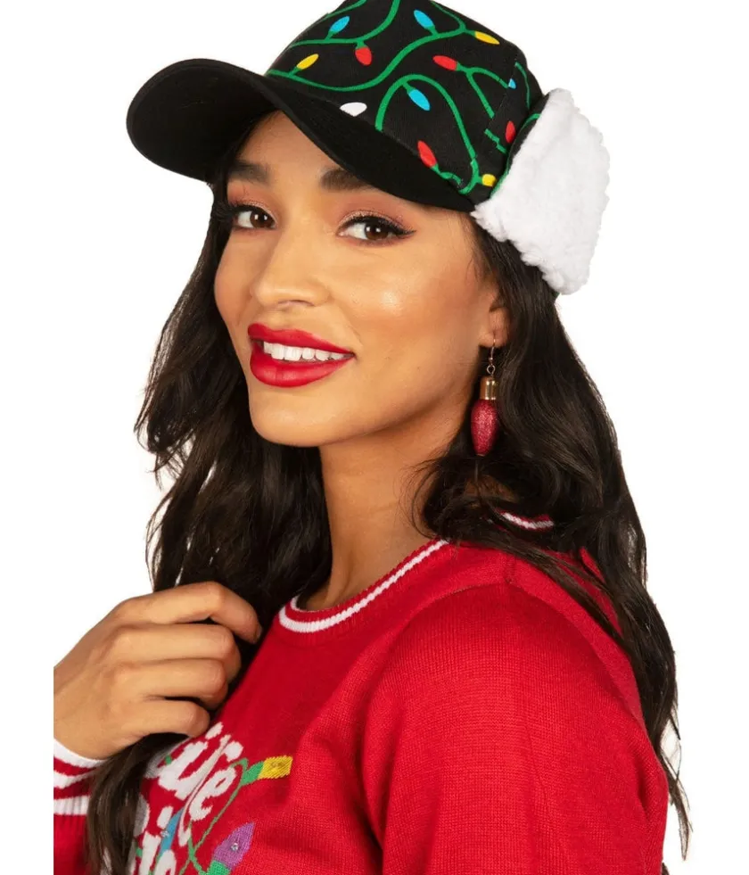 Tipsy Elves String of Christmas Lights Hat