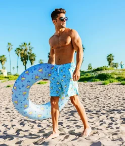 Tipsy Elves Tacosaurus Stretch Swim Trunks - 7.5