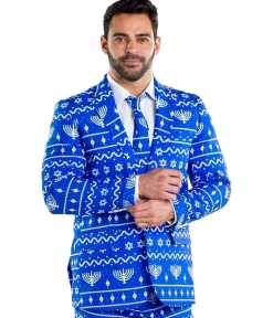 Tipsy Elves The Lit Menorah Blazer w/ Tie Hot