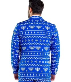 Tipsy Elves The Lit Menorah Blazer w/ Tie Hot