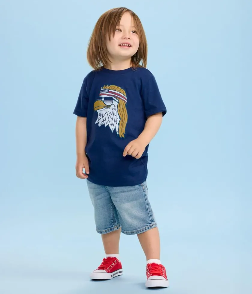 Tipsy Elves Toddler Boy's Epic Eagle Tee Hot