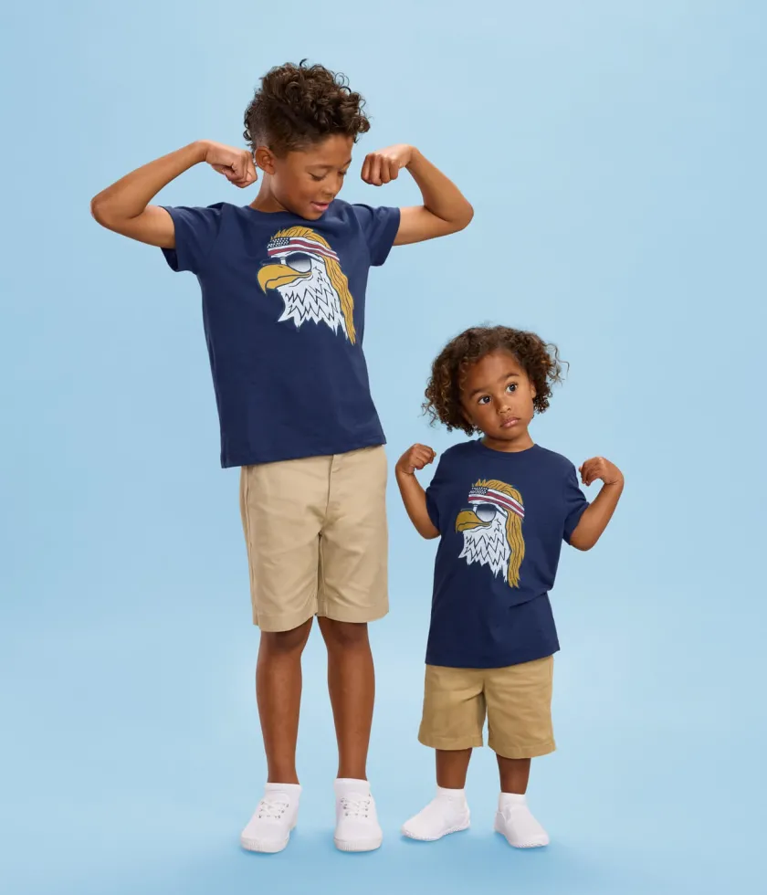 Tipsy Elves Toddler Boy's Epic Eagle Tee Hot