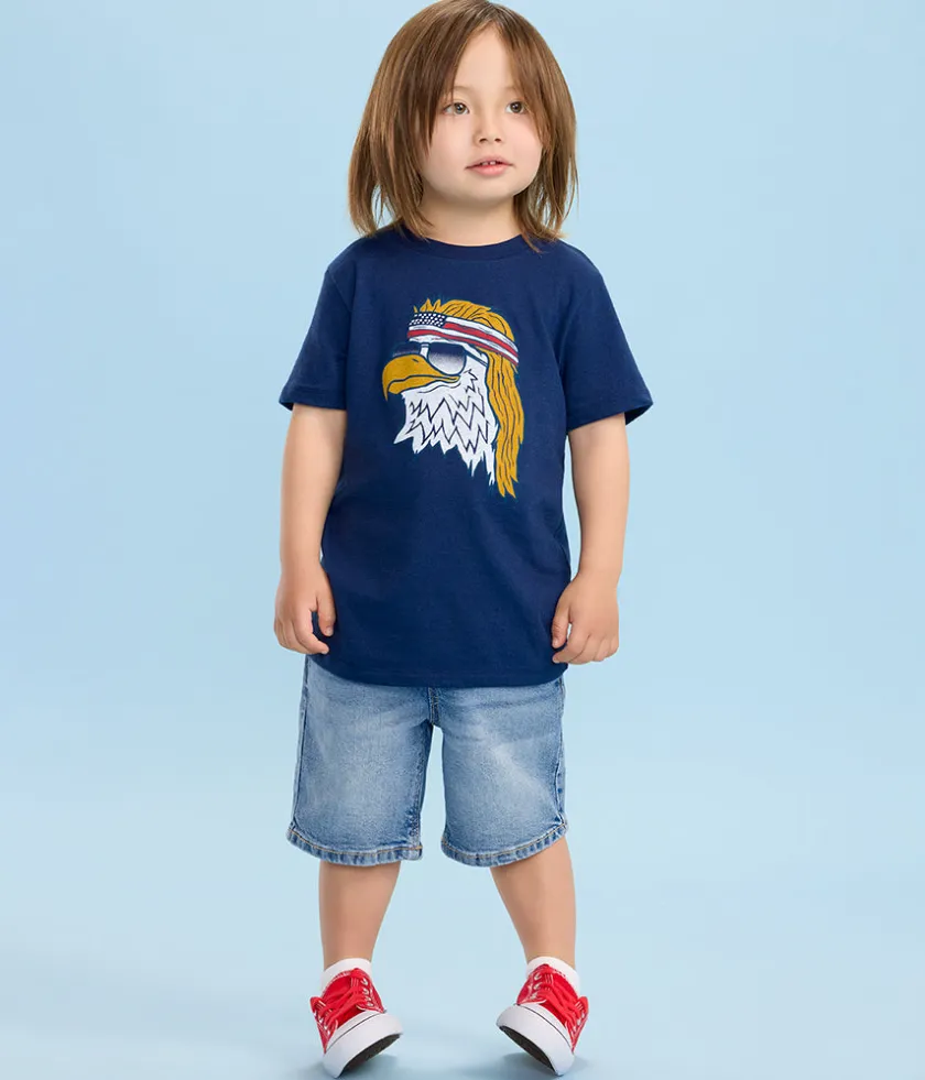 Tipsy Elves Toddler Boy's Epic Eagle Tee Hot
