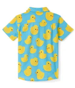 Tipsy Elves Toddler Boy's Rubber Ducky Hawaiian Shirt Outlet