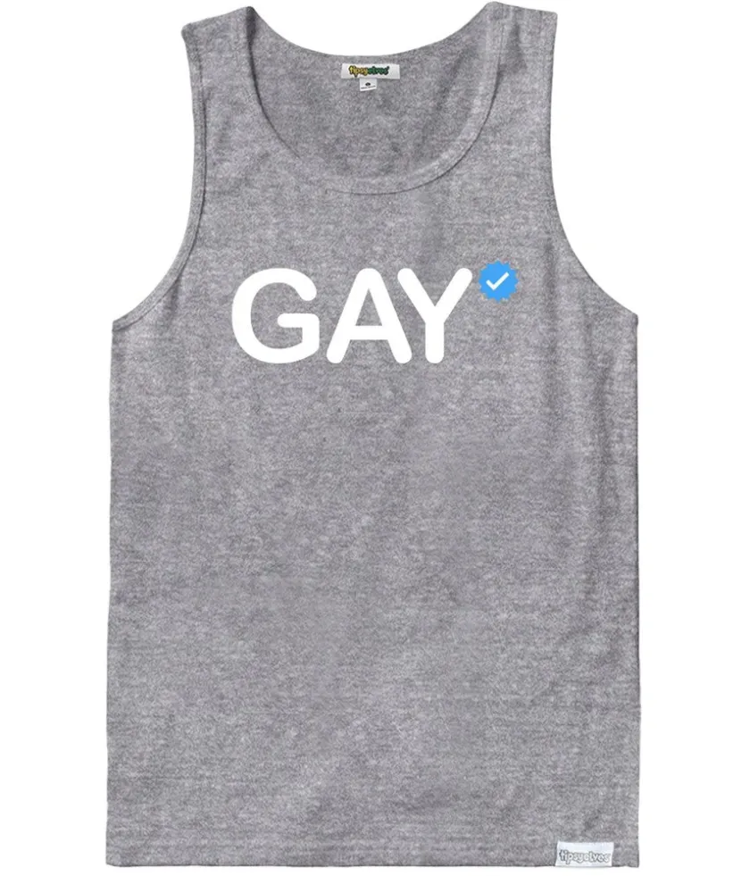 Tipsy Elves Verified Gay Tank Top New
