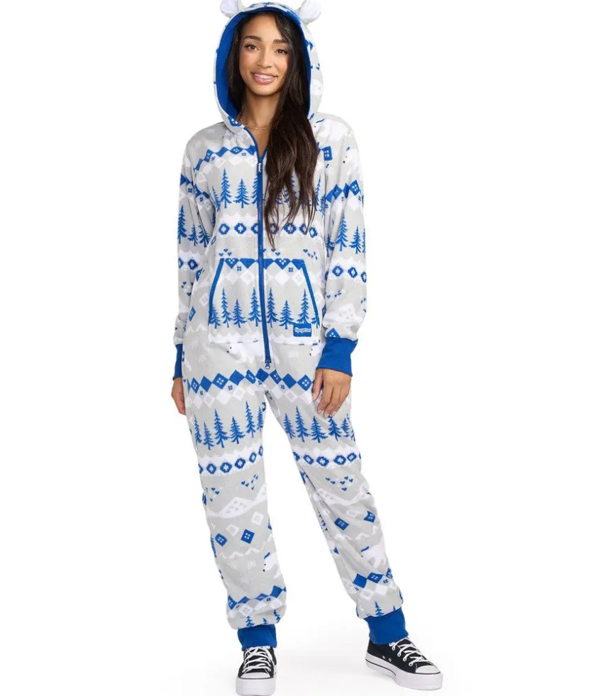 Tipsy Elves Women's Bear the Winter Jumpsuit Clearance
