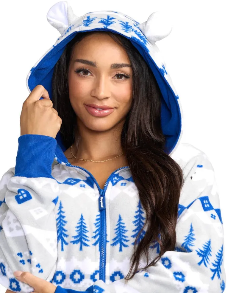 Tipsy Elves Women's Bear the Winter Jumpsuit Clearance