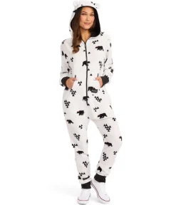 Tipsy Elves Women's Beary Christmas Jumpsuit New