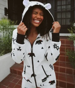 Tipsy Elves Women's Beary Christmas Jumpsuit New