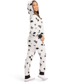 Tipsy Elves Women's Beary Christmas Jumpsuit New