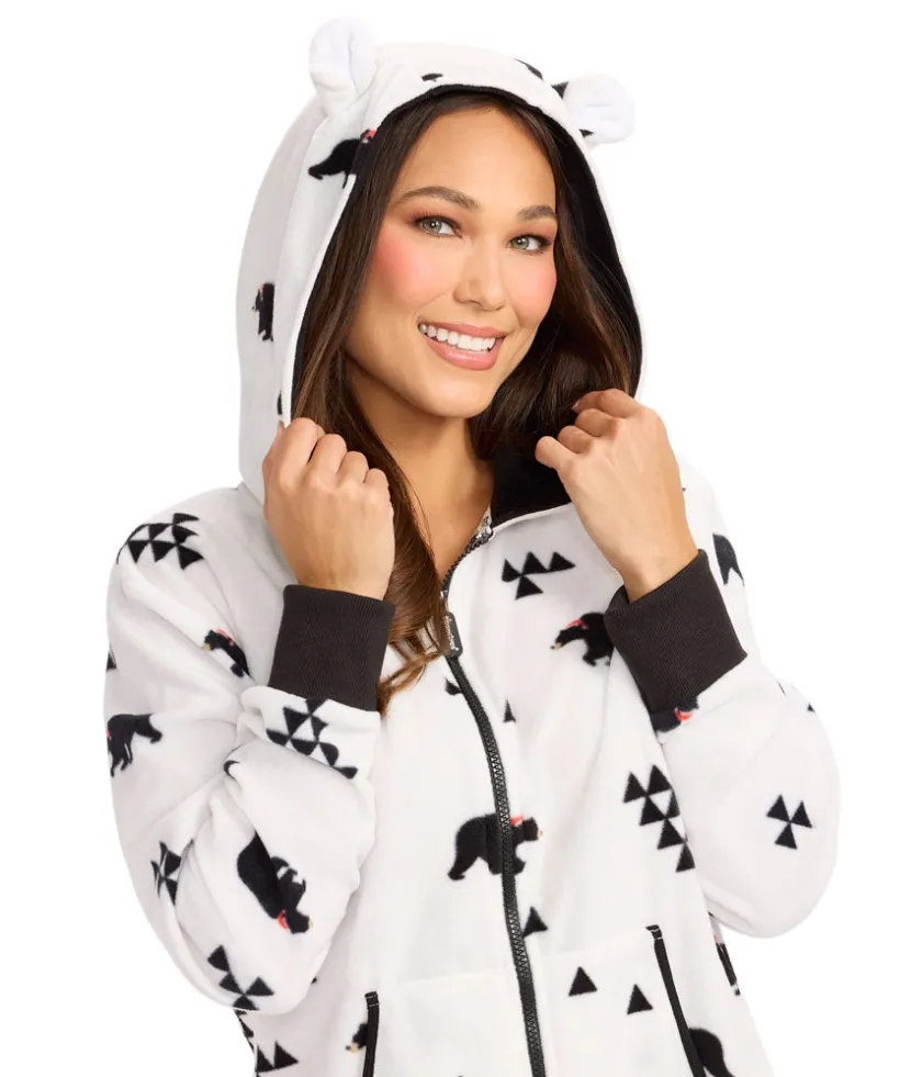 Tipsy Elves Women's Beary Christmas Jumpsuit New