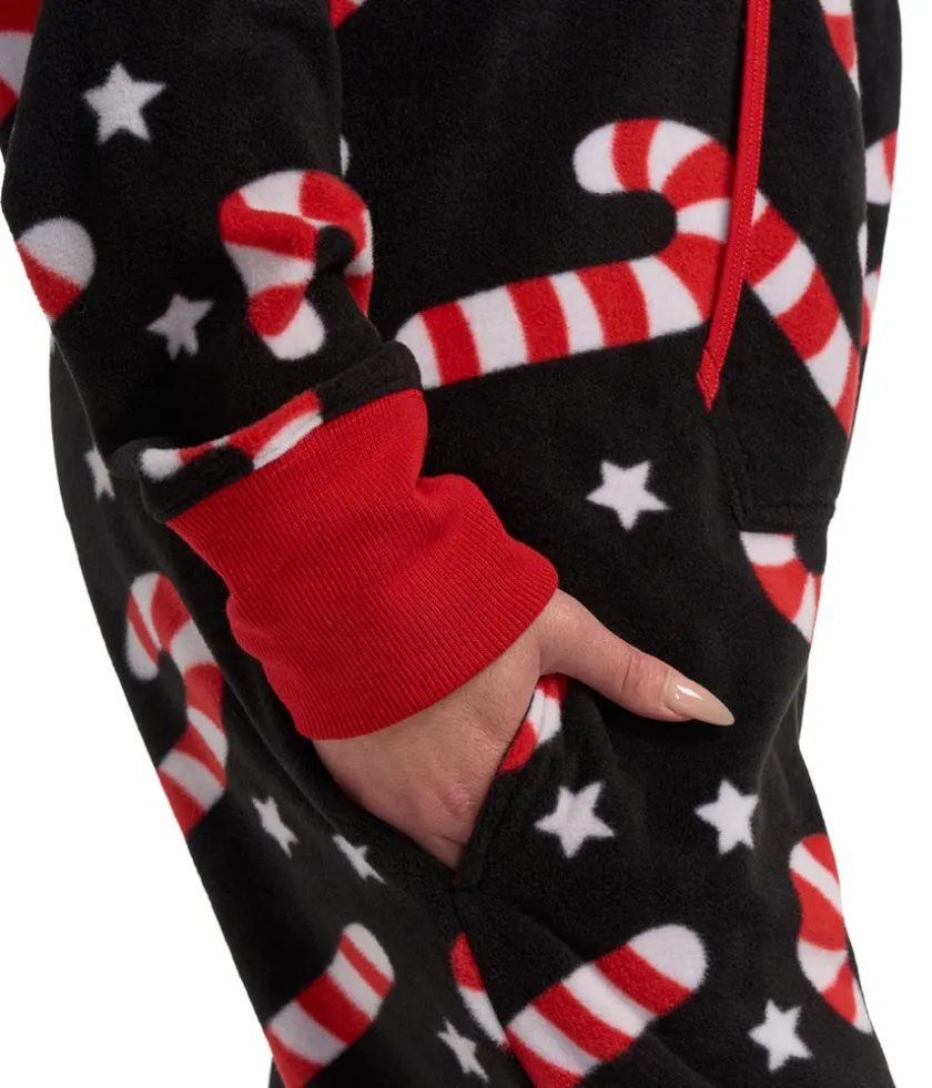 Tipsy Elves Women's Candy Cane Lane Jumpsuit Clearance