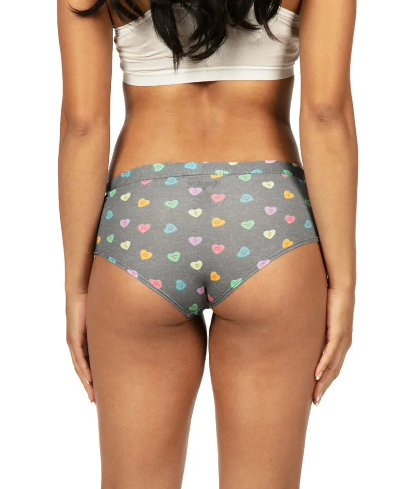 Tipsy Elves Women's Candy Hearts Underwear & Socks Gift Set Outlet