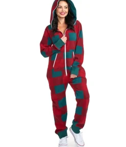 Tipsy Elves Women's Checkered Jumpsuit Hot
