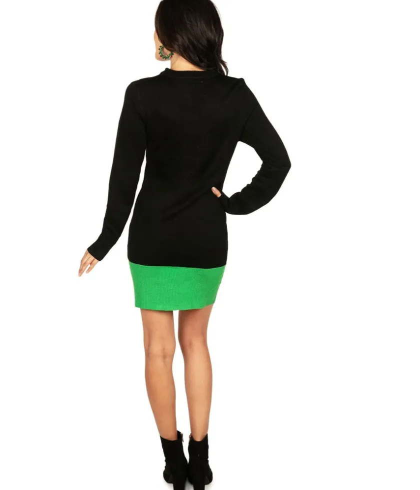 Tipsy Elves Women's Christmas Tree Sweater Dress Hot