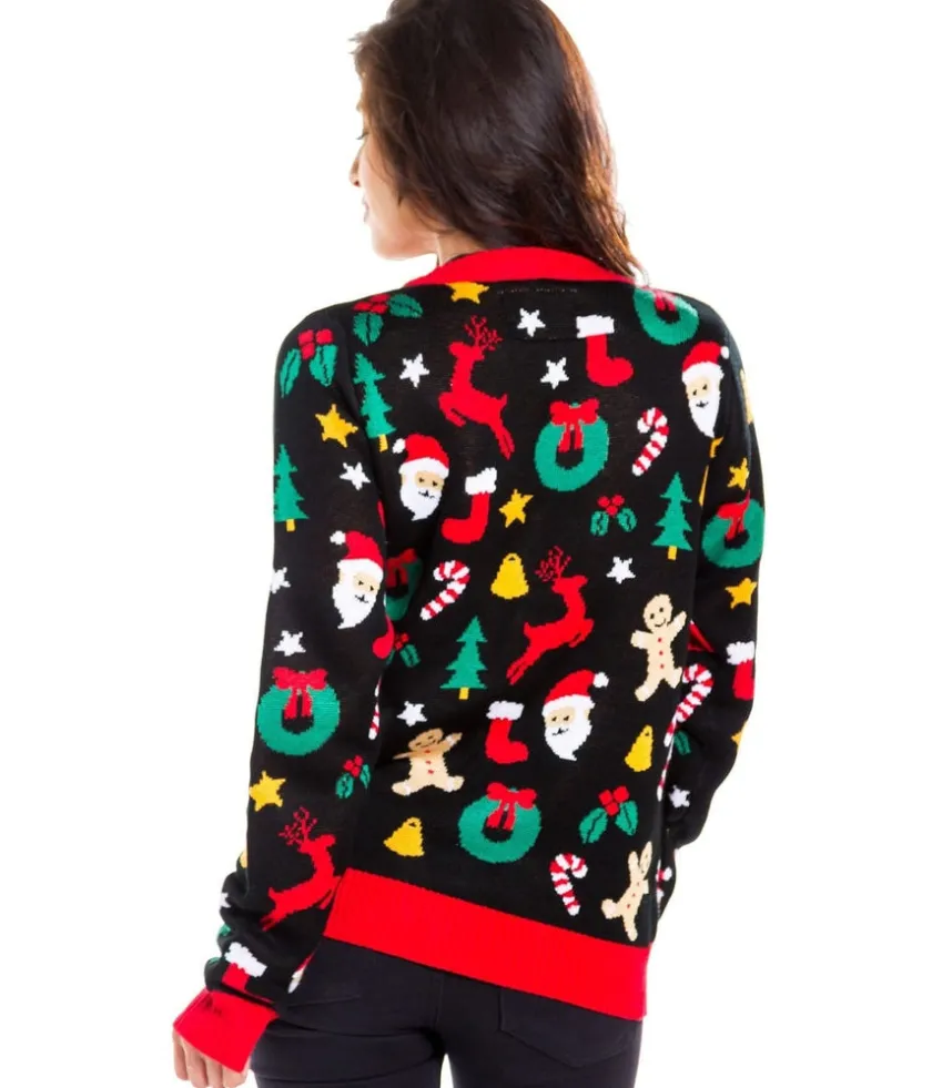 Tipsy Elves Women's Cookie Cutter Cardigan Sweater New