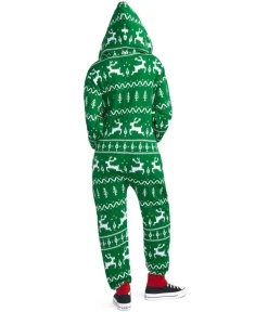 Tipsy Elves Women's Green Fair Isle Knit Jumpsuit Best
