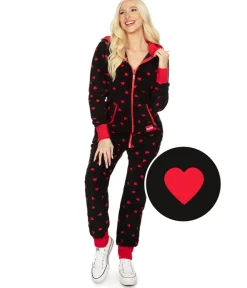 Tipsy Elves Women's Hearts on Fire Jumpsuit Sale