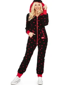 Tipsy Elves Women's Hearts on Fire Jumpsuit Sale