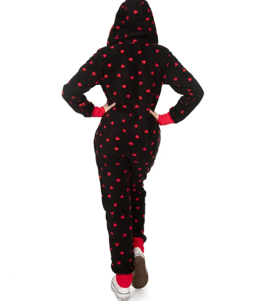 Tipsy Elves Women's Hearts on Fire Jumpsuit Sale