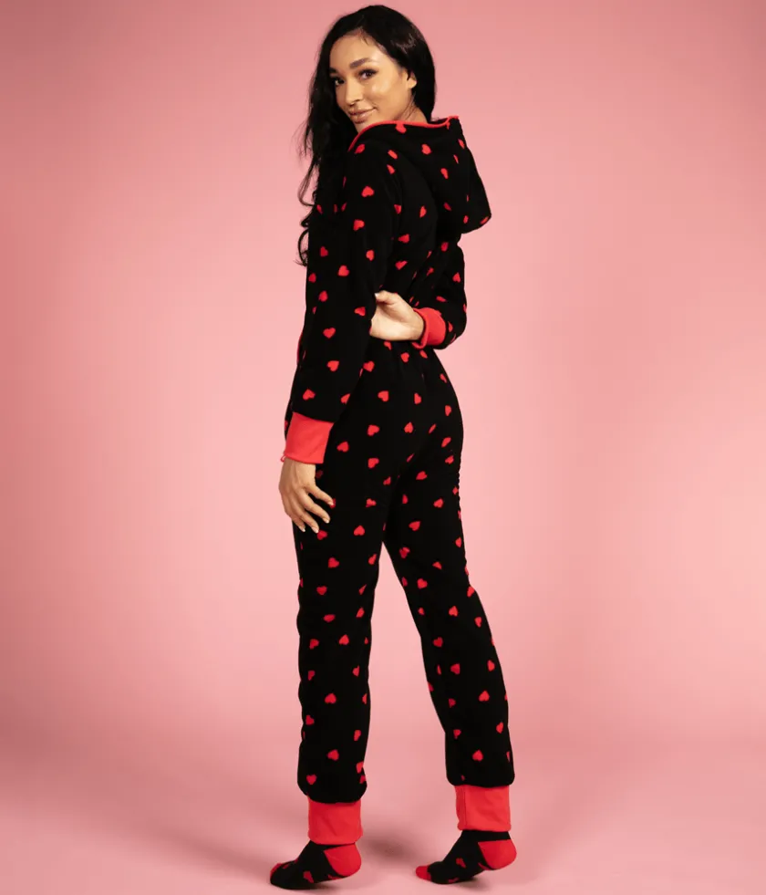 Tipsy Elves Women's Hearts on Fire Jumpsuit Sale