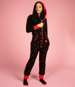 Tipsy Elves Women's Hearts on Fire Jumpsuit Sale