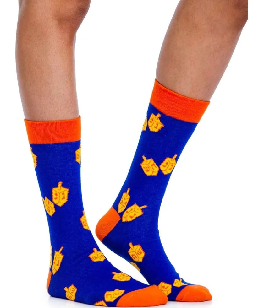 Tipsy Elves Women's Jewish Dreidel Socks (Fits Sizes 6-11W) Outlet