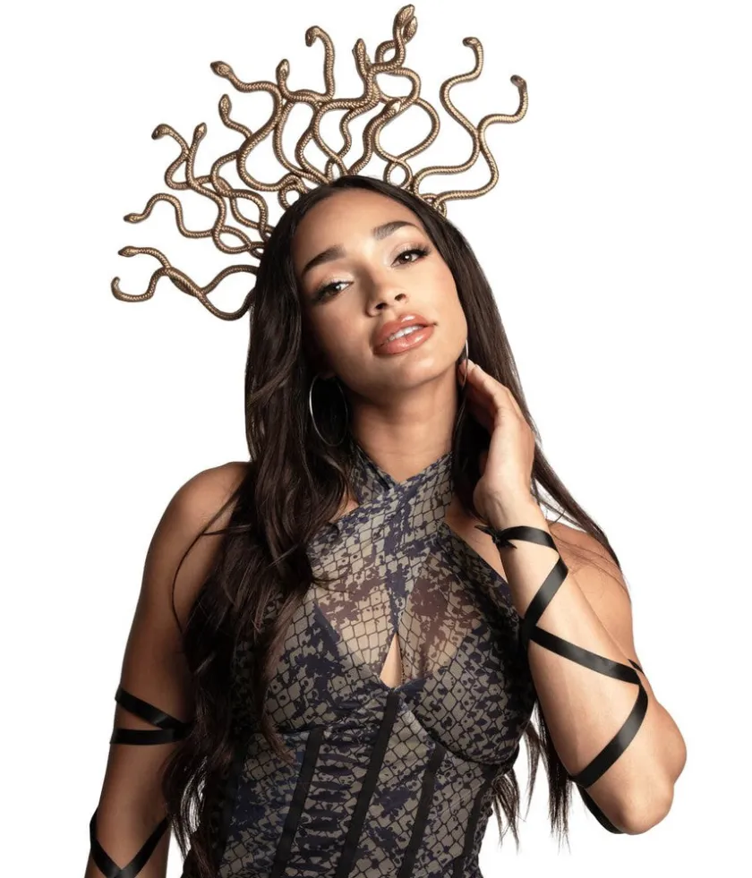 Tipsy Elves Women's Medusa Bodysuit Costume New