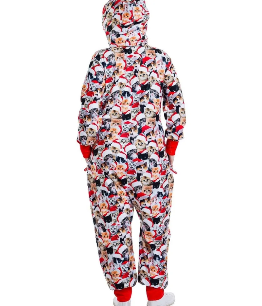 Tipsy Elves Women's Meowy Catmus Jumpsuit Discount