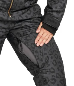 Tipsy Elves Women's Midnight Leopard Snow Suit Clearance