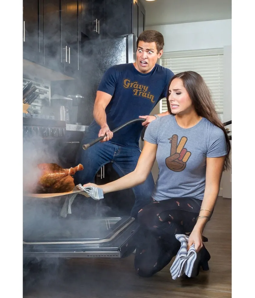 Tipsy Elves Women's Peace of Turkey Tee Sale